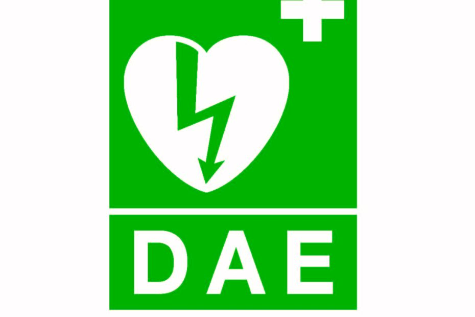 Logo défibrillateur automatisé externe (DAE)
