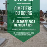 Matinée citoyenne : cimetière du Bourg