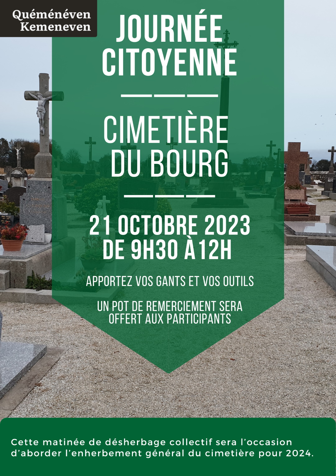 2023-10-21 Journée citoyenne cimetière bourg