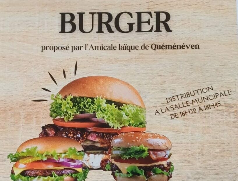 Burger de l'amicale laïque 10 novembre 2023