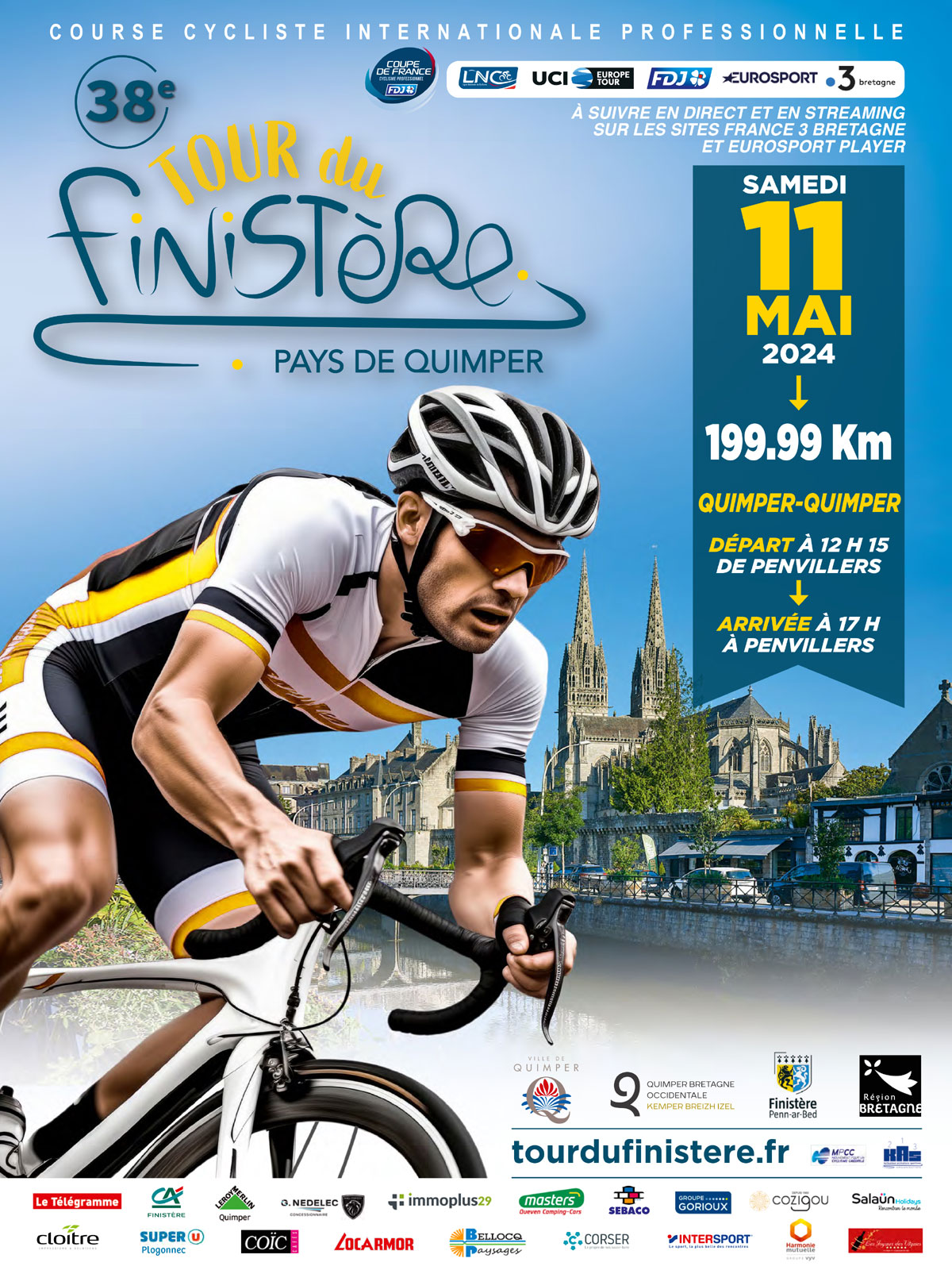 Course cycliste Tour du Finistère
