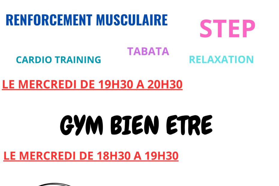 Affiche gym loisirs 2024