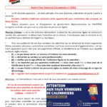 Alerte Gendarmerie sur faux vendeurs calendriers et vol