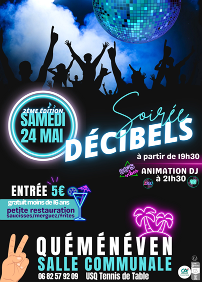 Soirée festive : Décibels @ Salle municipale