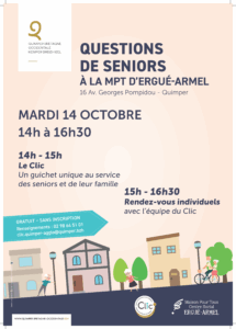 CLIC : Questions de seniors @ MPT d'Ergué-Armel