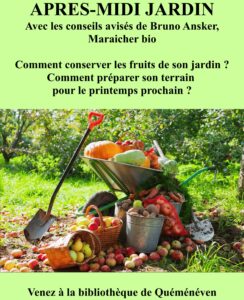Après-midi jardin le samedi 18 octobre @ Bibliothèque