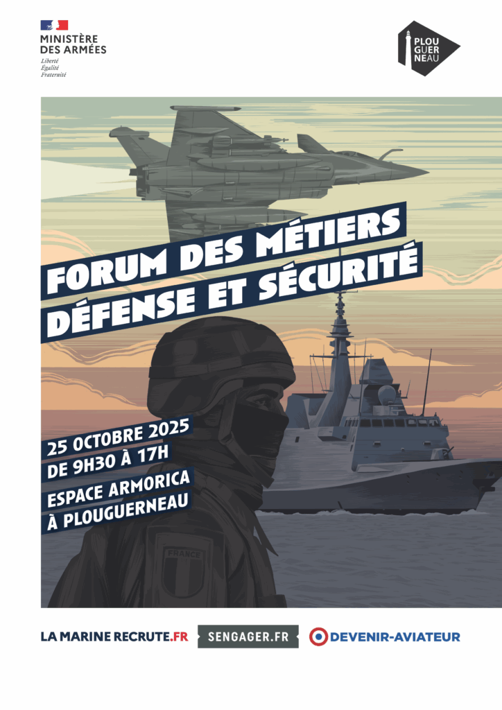 Forum des métiers de la défense et de la sécutié @ Espace Armorica
