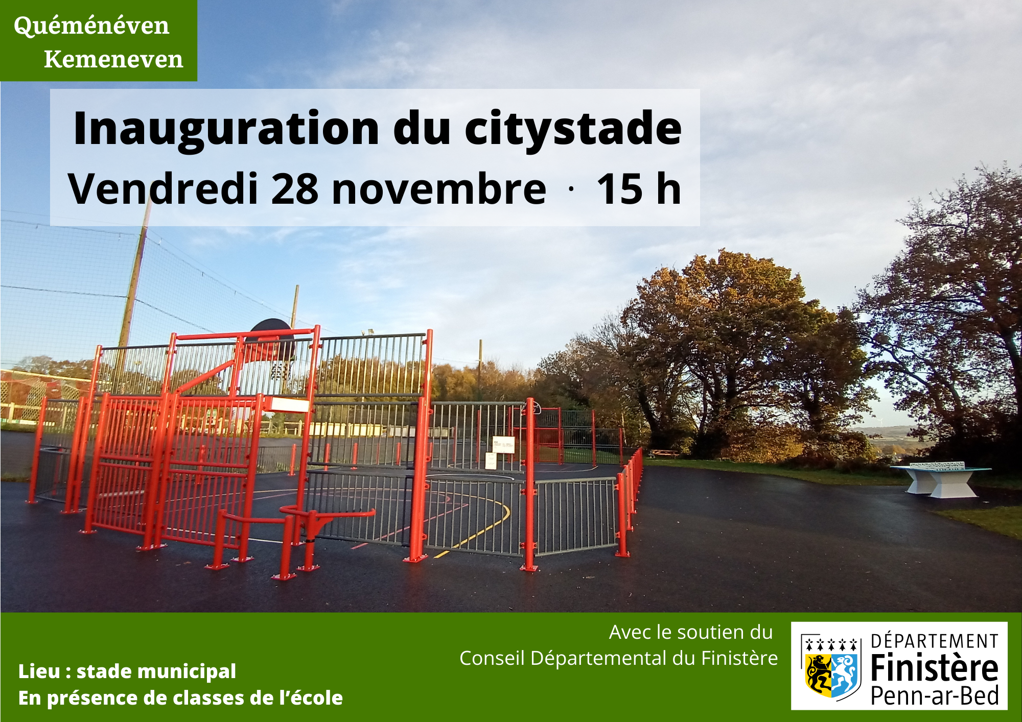 Inauguration du citystade