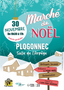 Marché de Noël à Plogonnec @ Salle l'Arpège