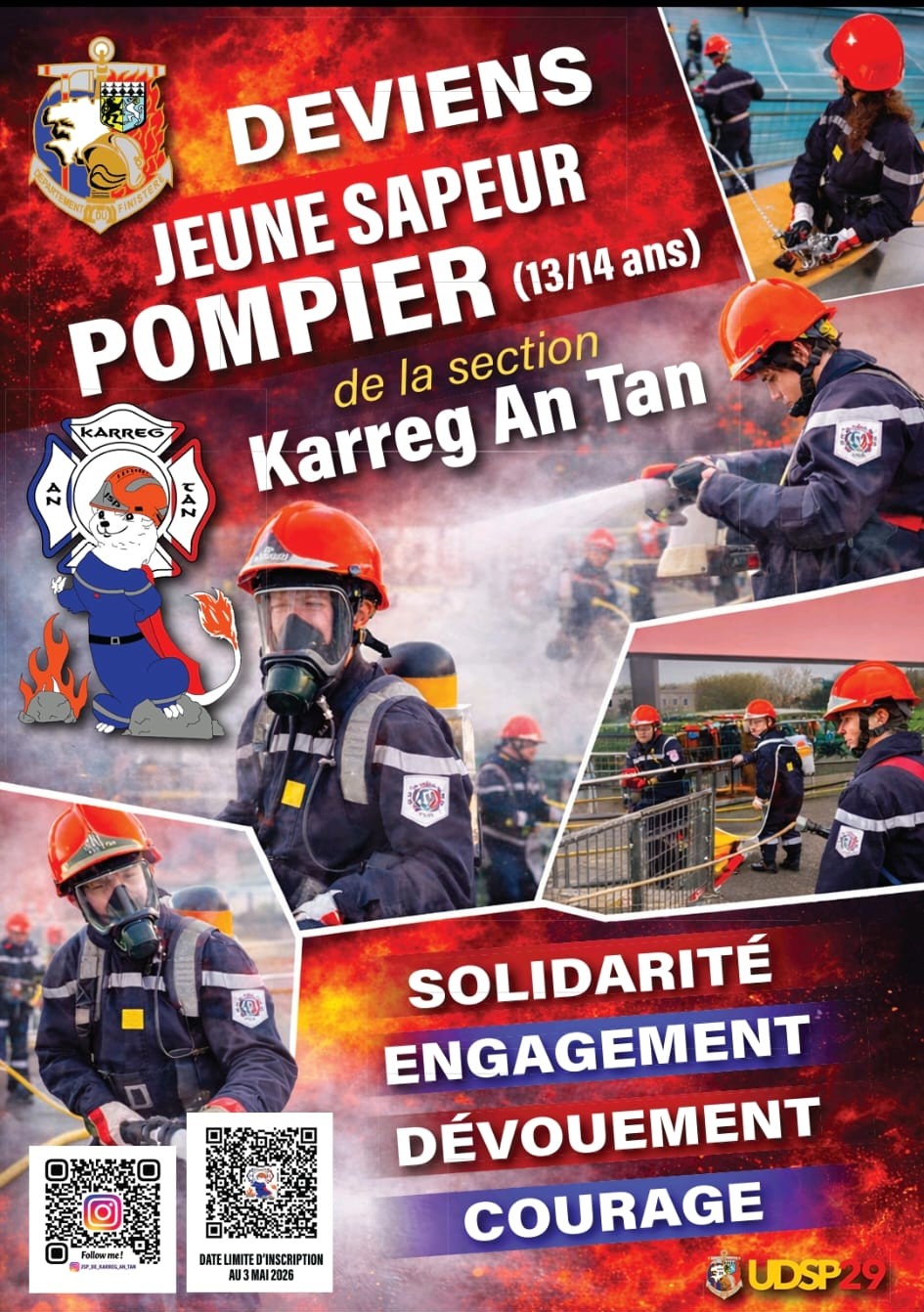 UDSP29 : Deviens jeune sapeur pompier