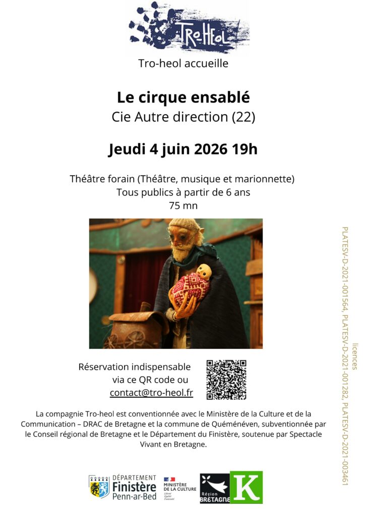 Tro-heol accueille "Le cirque ensablé" de la Cie Autre direction @ Tro-heol